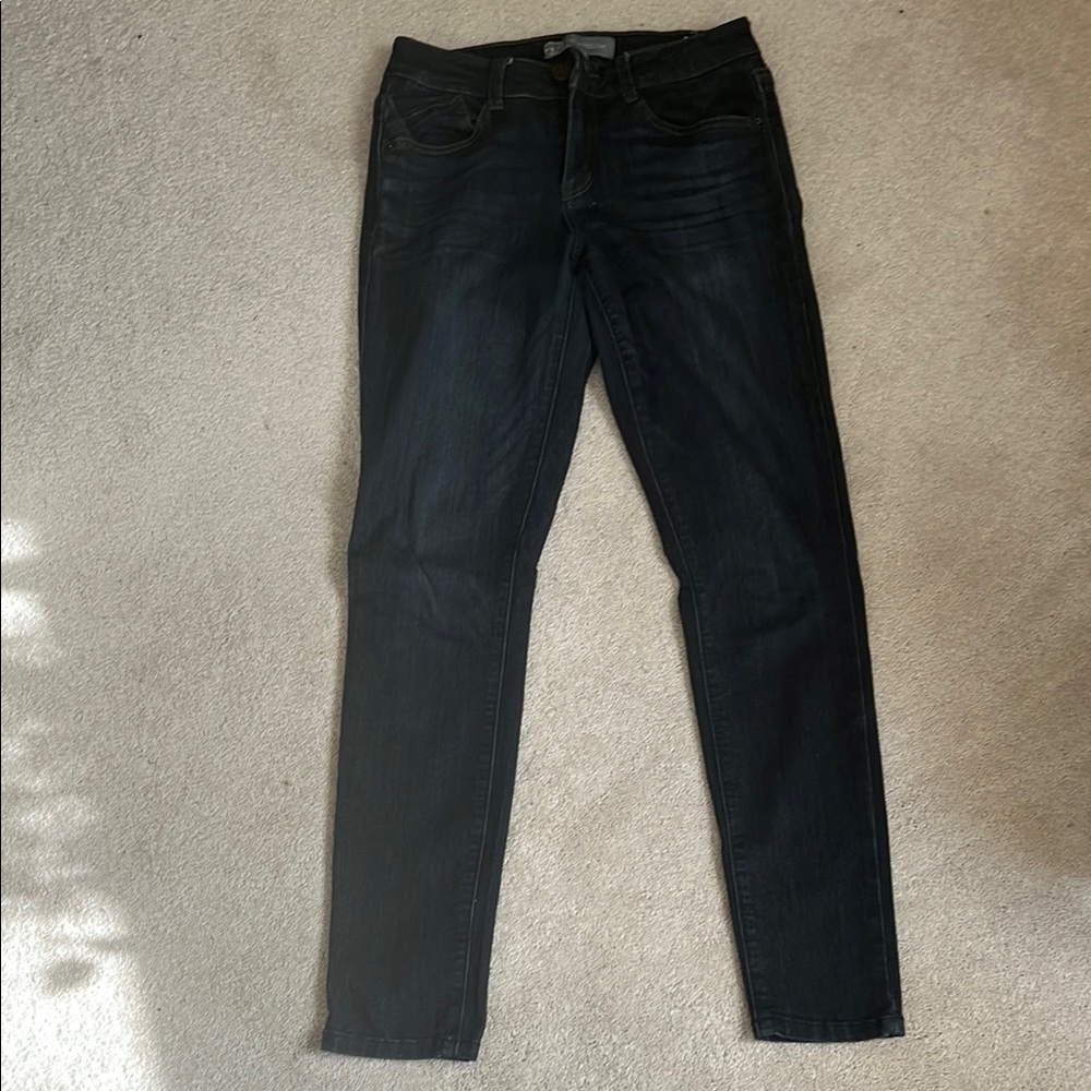 Wit & Wisdom Skinny Jeans Modern Fit Dark Blue Sz 0P - Picture 2 of 11